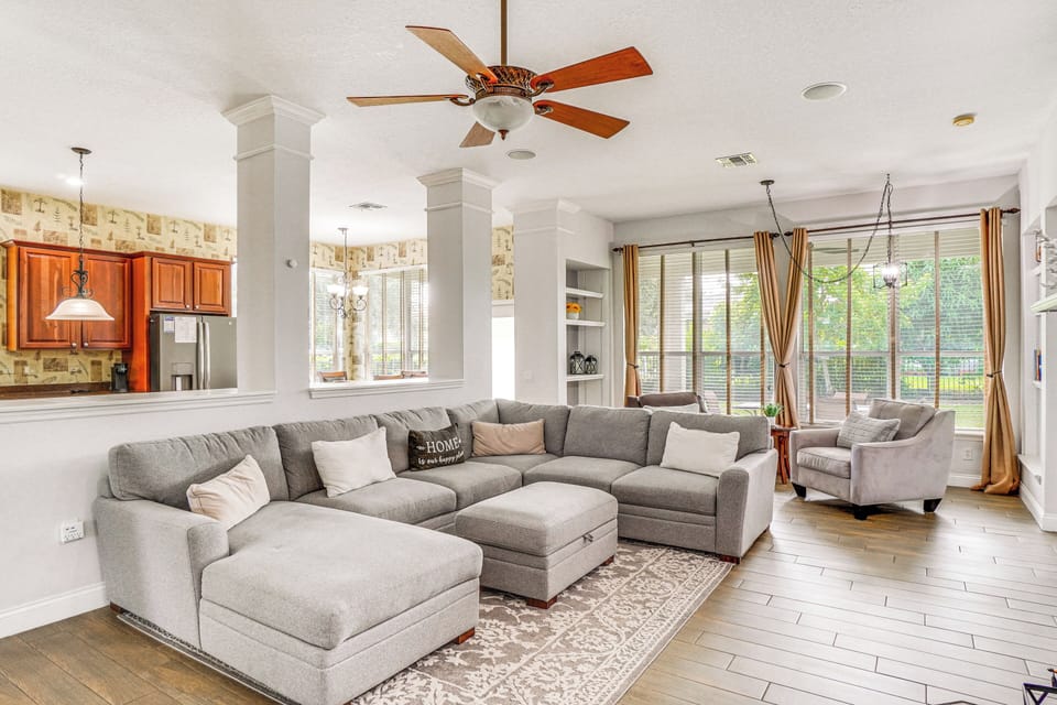 Living Room | Smart TV | Central A/C | 1st Floor