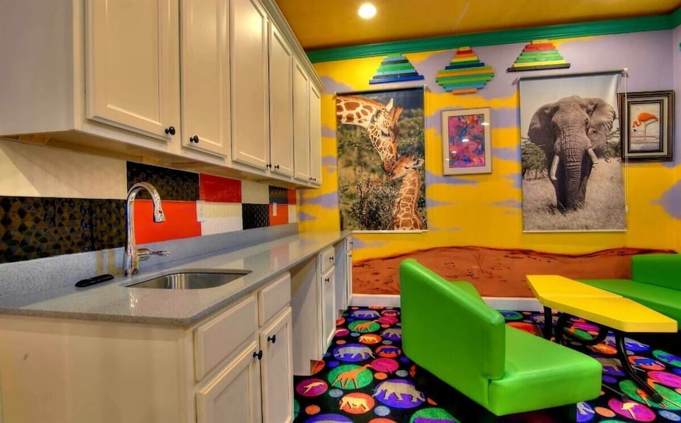 Sitting Area by the Bowling Alley