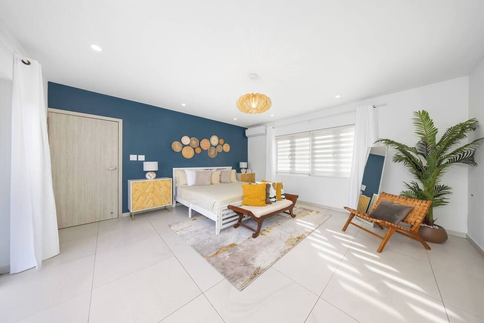 A cozy and stylish bedroom awaits. Relax and unwind in our comfortable bedroom.