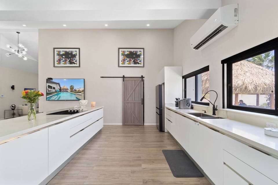 Cook in style: Our sleek kitchen offers a perfect blend of form and function