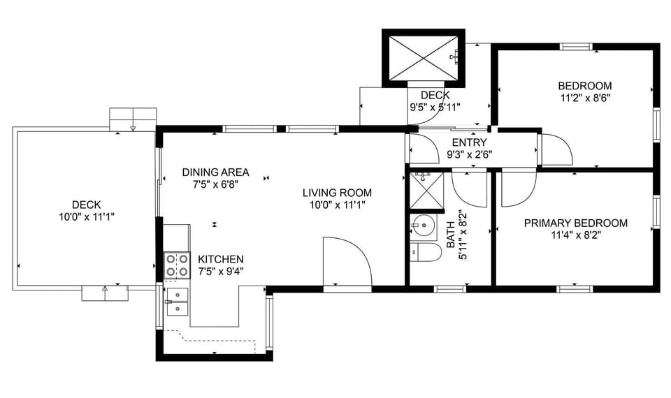 Floorplan - 251 Old Wharf Road Unit 163 Dennis Port - Hilltop Hideaway