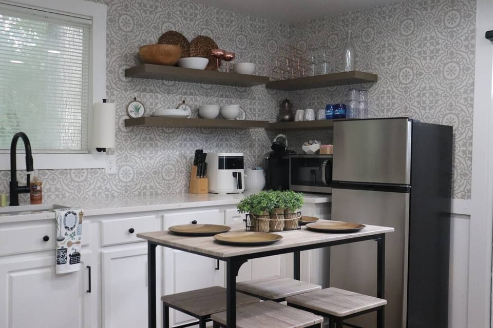 Kitchen equipped for a wonderful stay