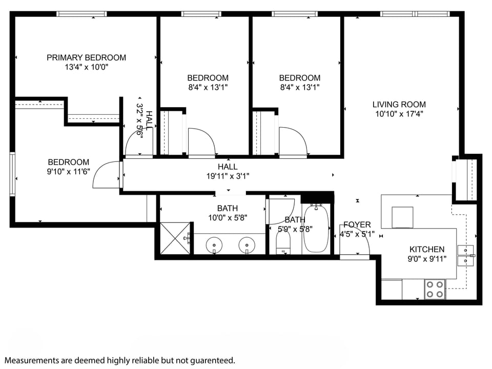 Please take note of the bathroom layout. It is a dorm style bathroom. 