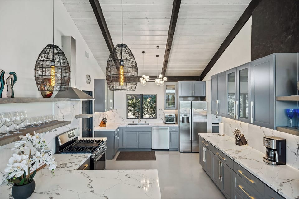 Spacious kitchen with pantry