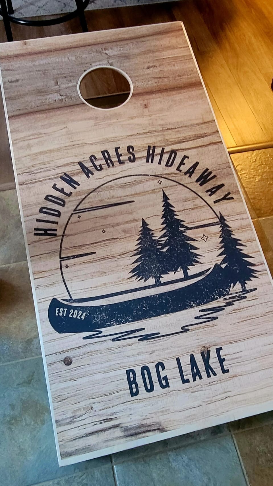 corn hole for outdoor entertainment 