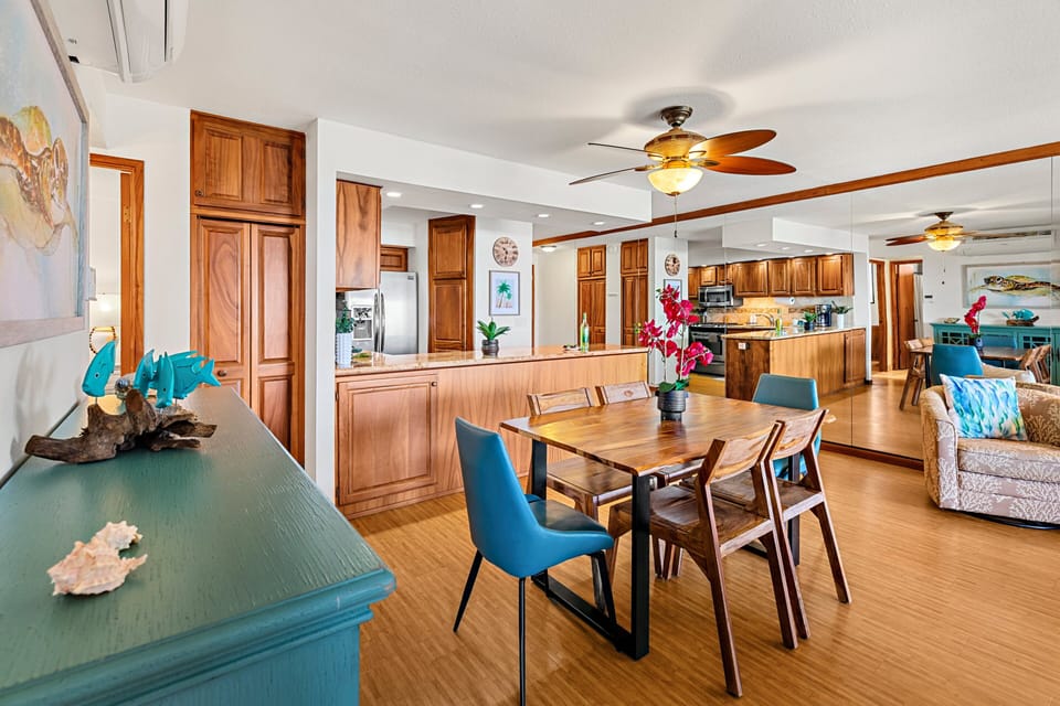 Ample counter space makes meal prepping a breeze