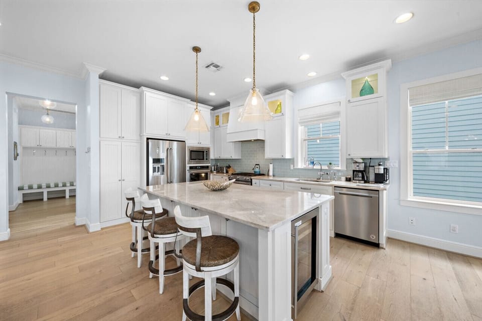 Another angle of the kitchen