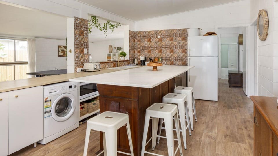 Modern kitchen equipped with everything you need for a self catering holiday