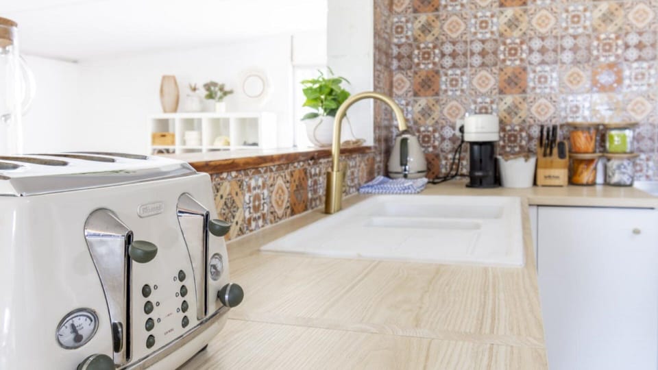 The home's boho vibe will make you feel at ease