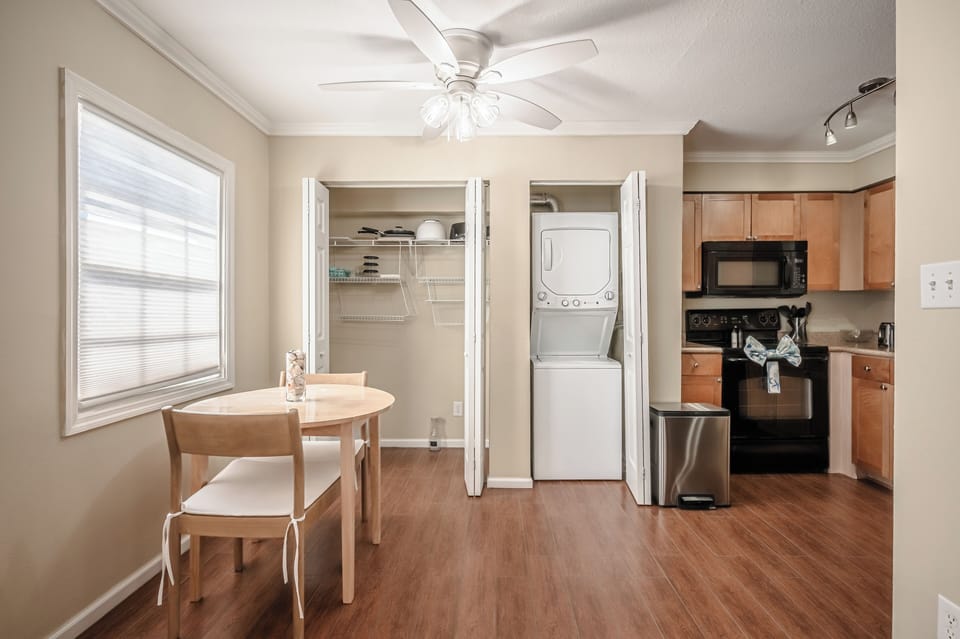 Convenient In Unit Washer Dryer Closet