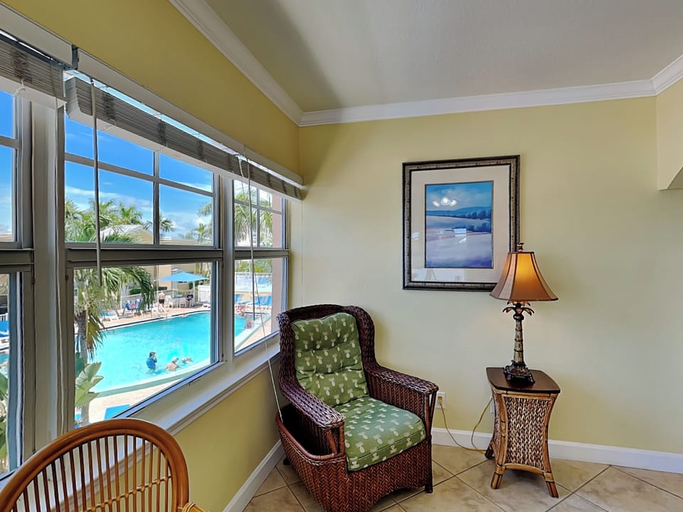 Sunroom - Community Pool View