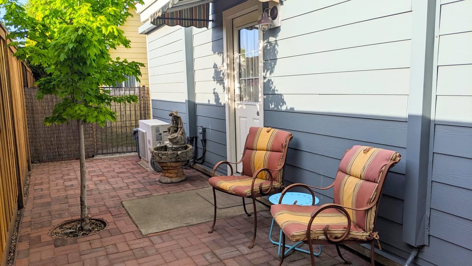 View towards the back from your private patio.