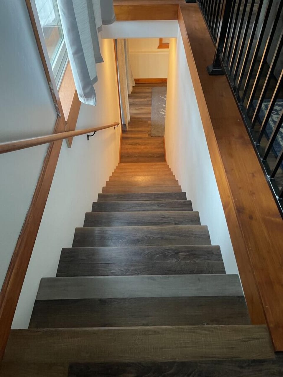 Stairway to bottom floor