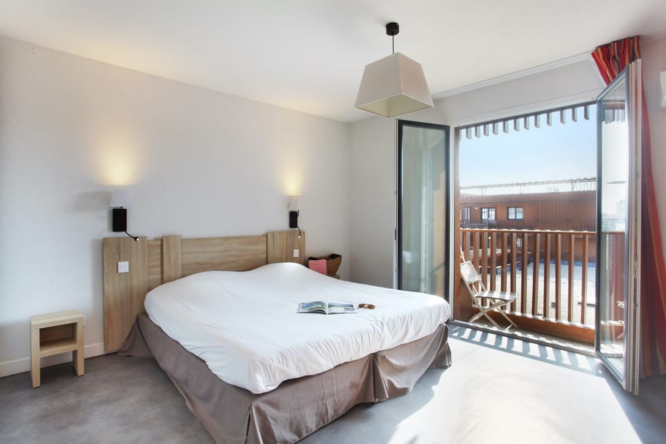 Drift to sleep in a comfortable bed after a wonderful day outside.
