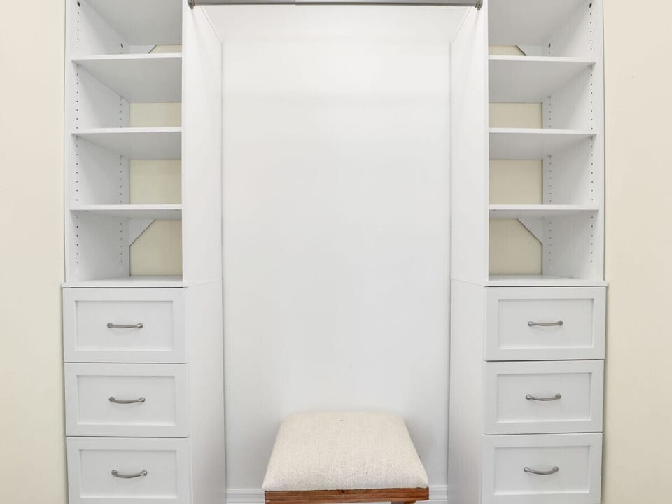 Master walk in closet