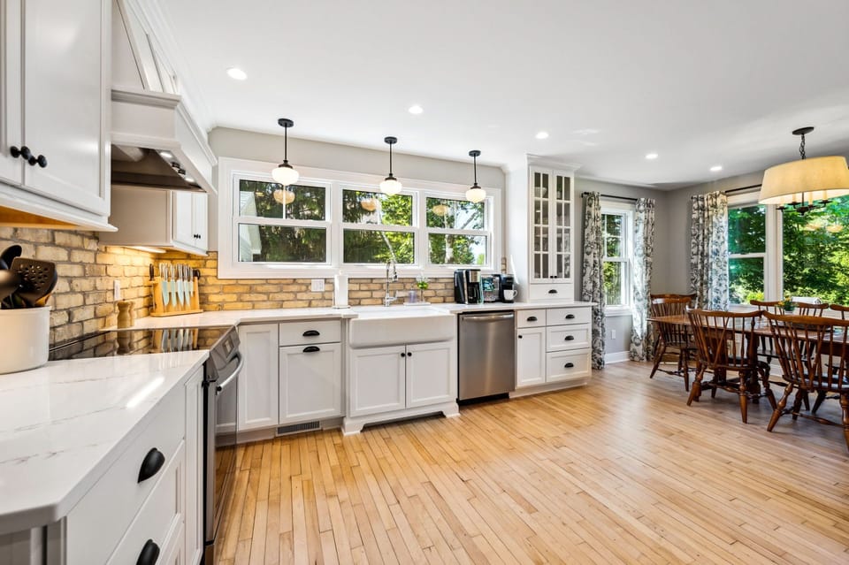 Chicory Hill's kitchen is brand new and fully-equipped.