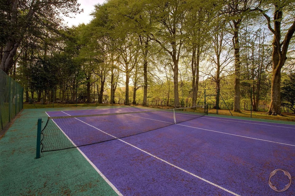 Complimentary use of the tennis court