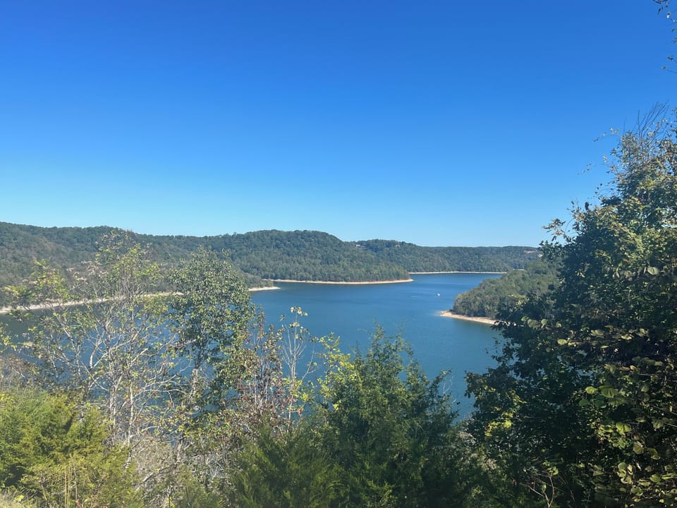 Center Hill Lake scenic overlook (nearby)