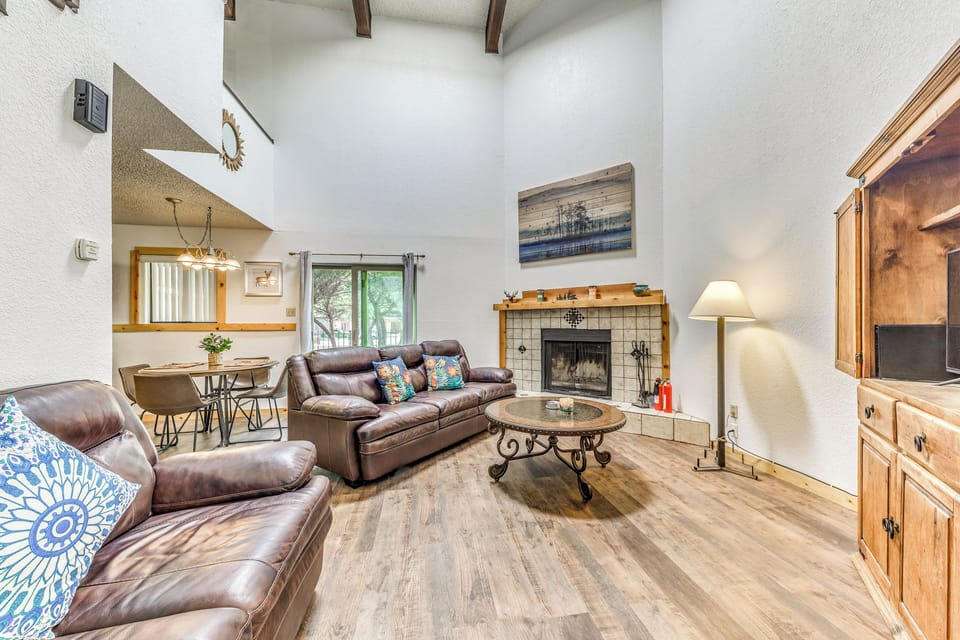 Ruidoso Vacation Rental | 2BR | 2BA | 1,300 Sq Ft | Step-Free Entry