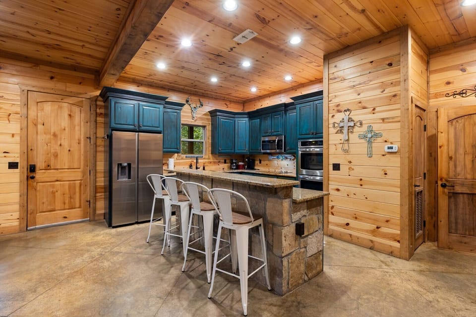 Enjoy cooking family meals together in the kitchen