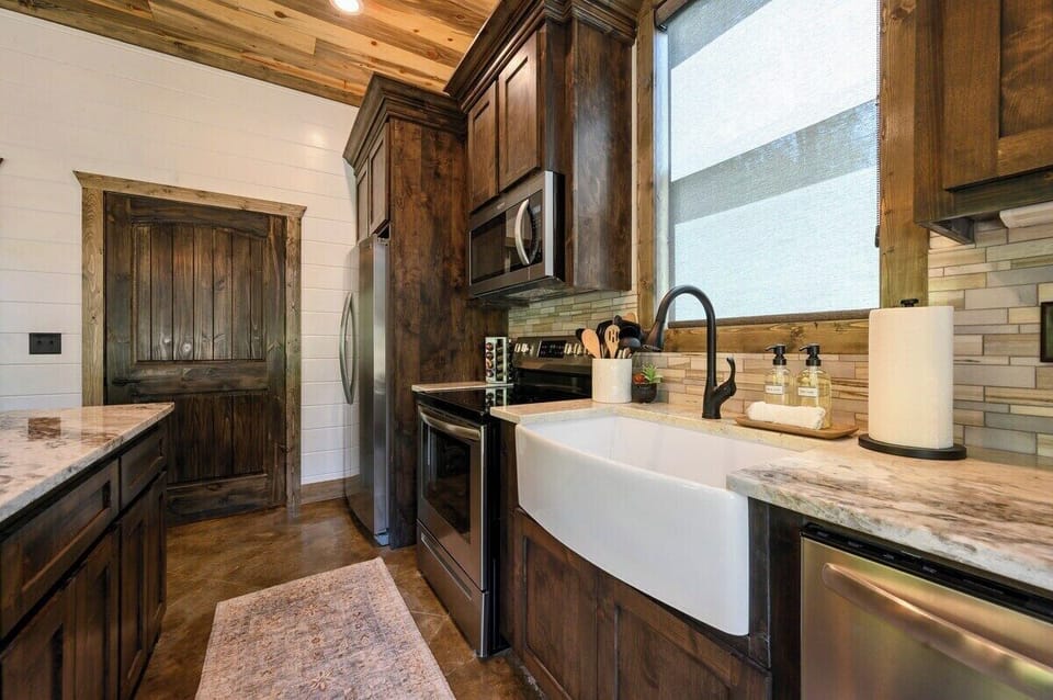 Fully stocked kitchen ready to prepare meals during your stay