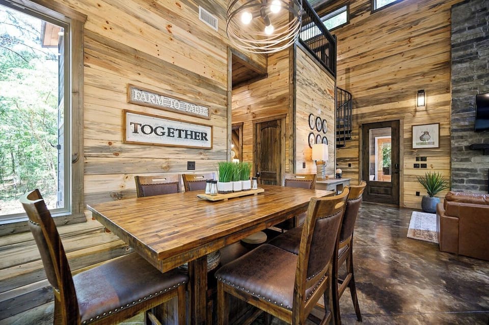 Room from everyone at the table.