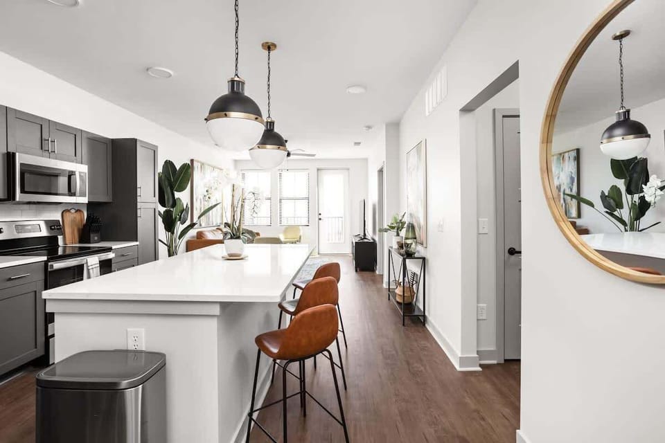 Beautiful and newly designed kitchen and dining area