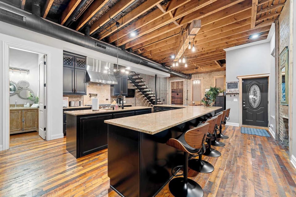Dining area tucked into the open plan, great for shared meals and late-night chats.