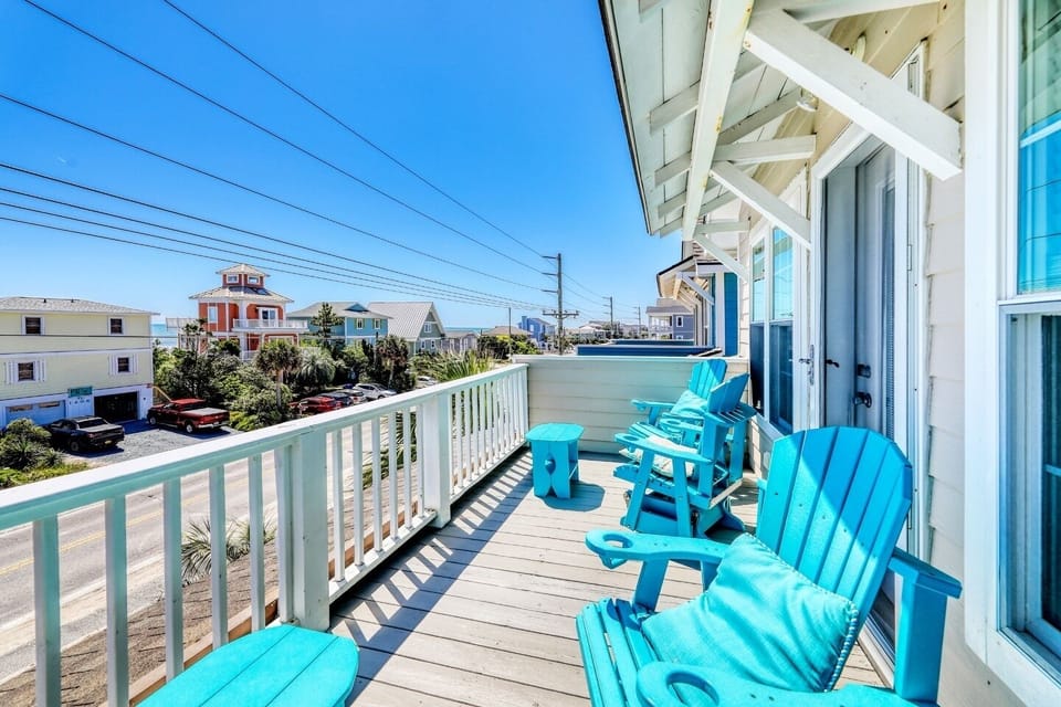 Architecture, Balcony, Building, Chair, Furniture