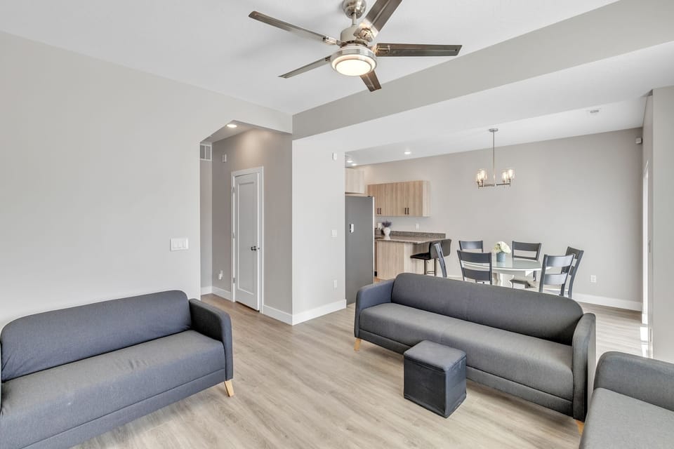 Ceiling Fan, Home Decor, Furniture, Table, Couch