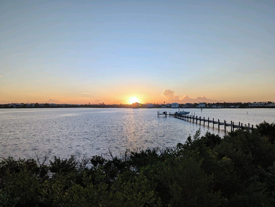 Sunrise from balcony
