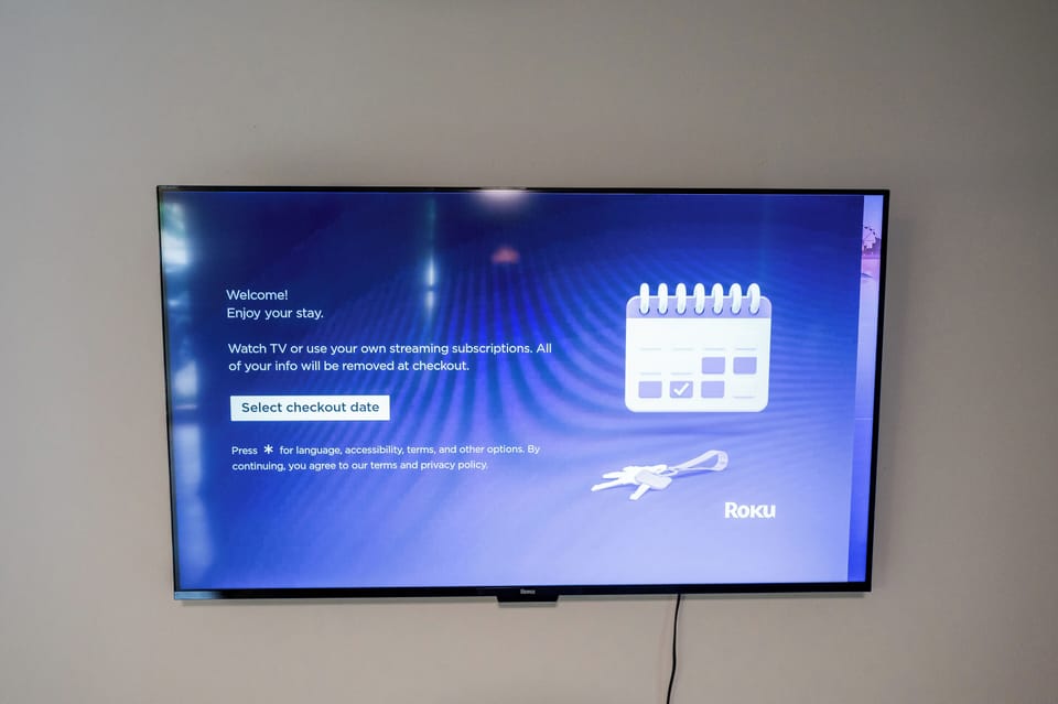 The Roku Smart TV allows you to sign into all your own streaming services