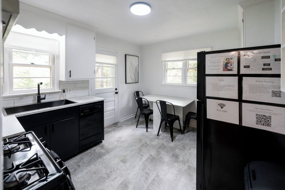 The kitchen is fully-stocked with everything you need