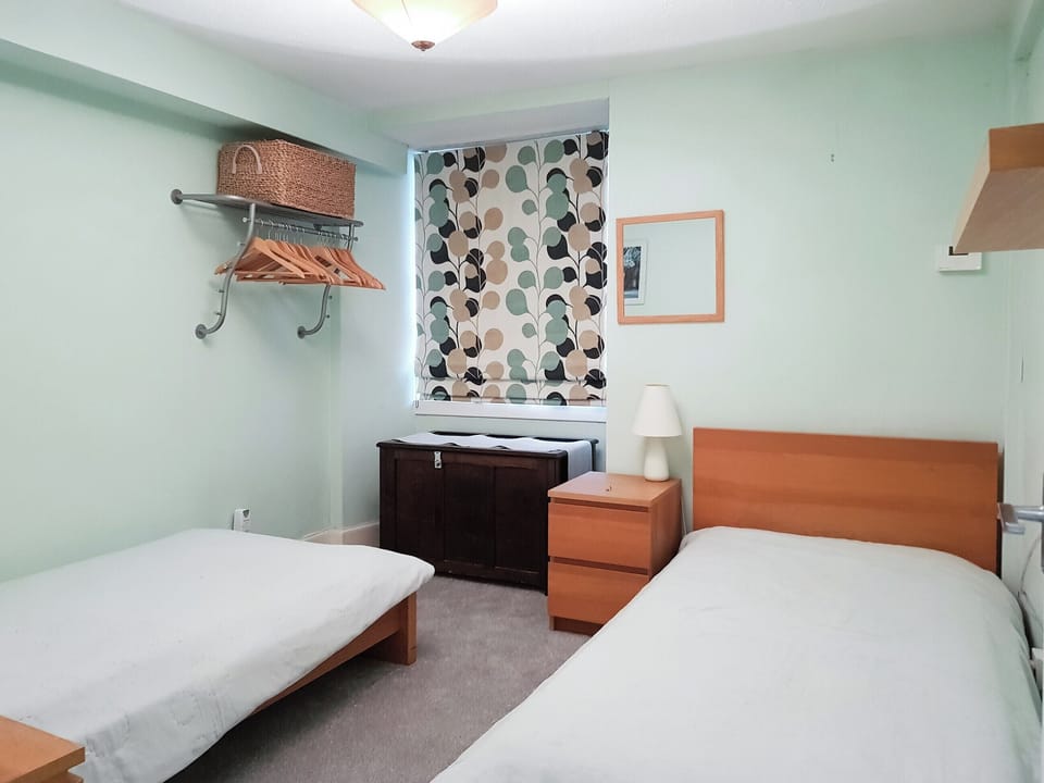 Twin bedroom | Press Castle, Eyemouth