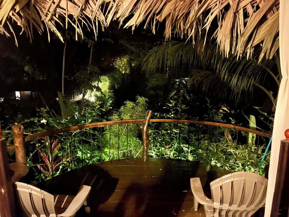 Evenings are magical on the deck. Just listen to the sounds of crashing waves