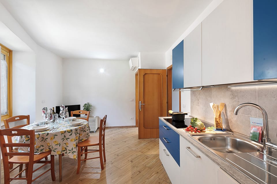 Kitchen and dining area