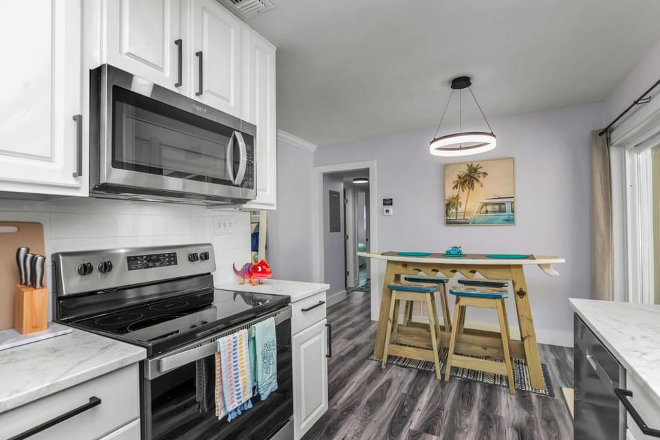 Kitchen View of the Dining Area