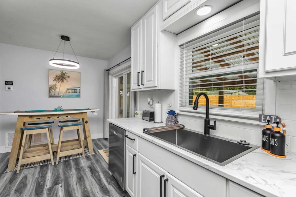 Kitchen View of the Dining Area
