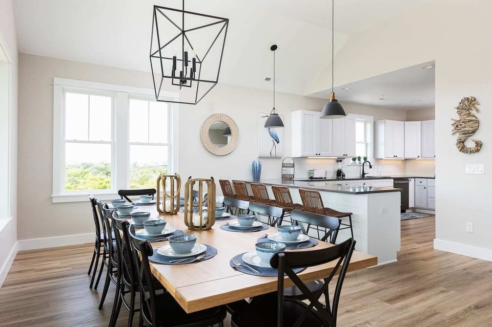 Twelve-Person Dining Area