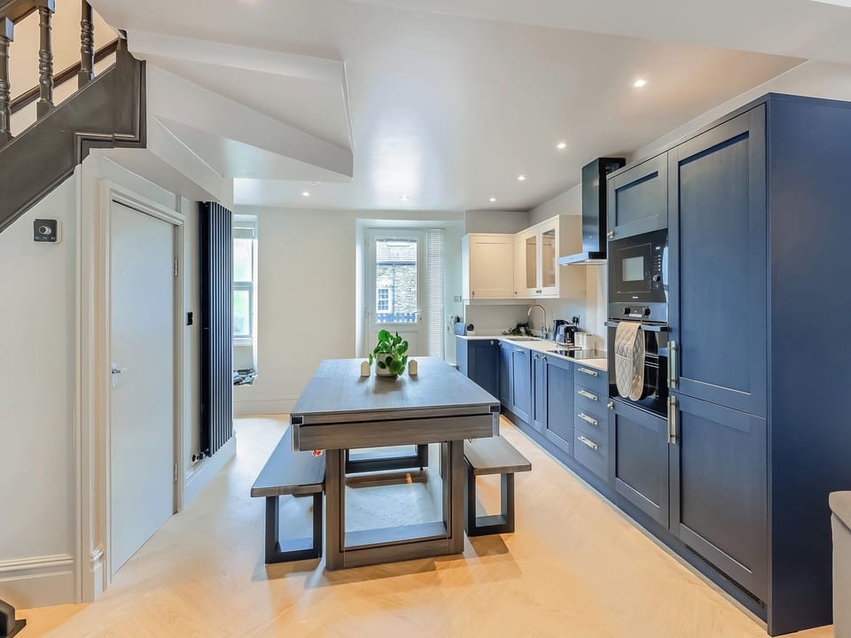 Kitchen/diner | Craig Apartments- Slate House - Craig Apartments, Bowness-on-Windermere
