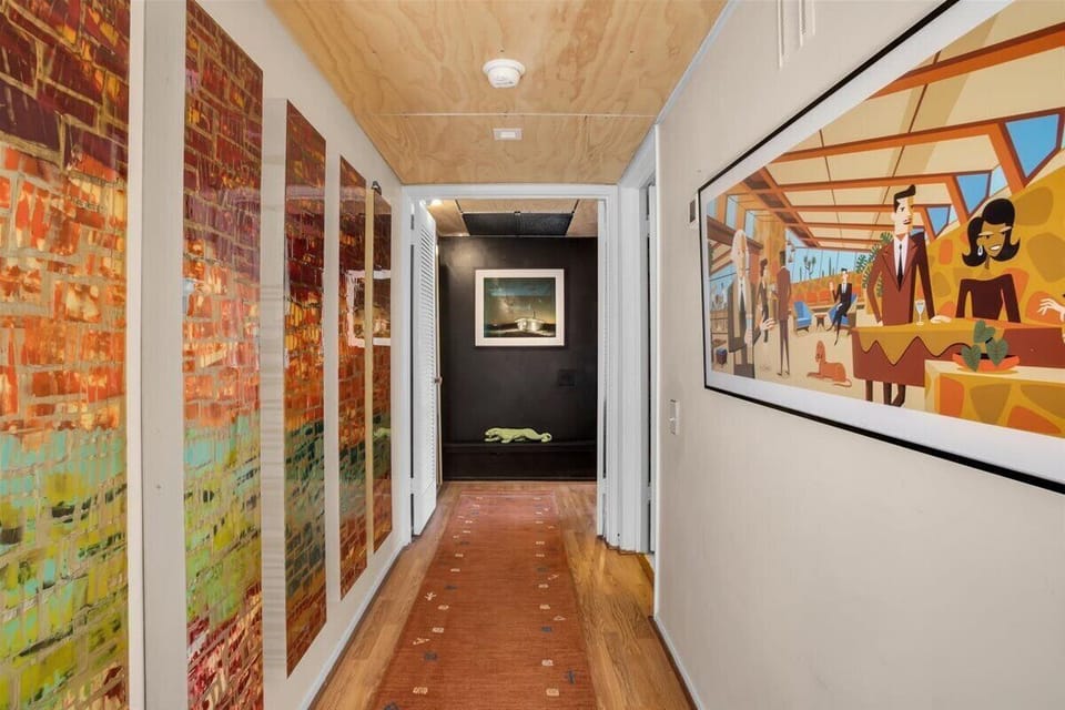 Hallway to Bath and Bedroom
