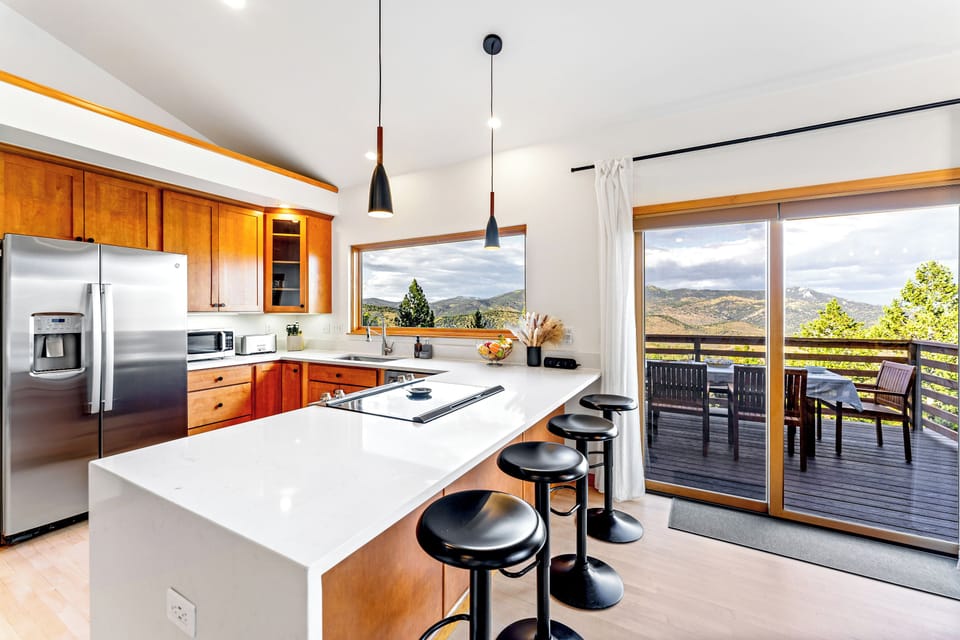 Take in the view with your morning coffee - the best way to experience Colorado.