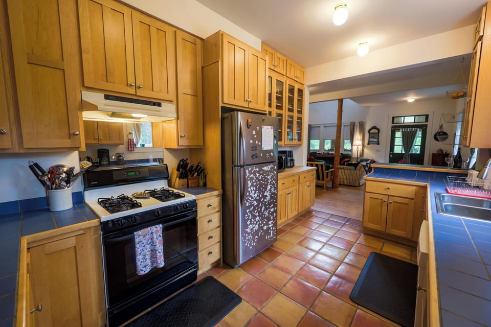 The kitchen.