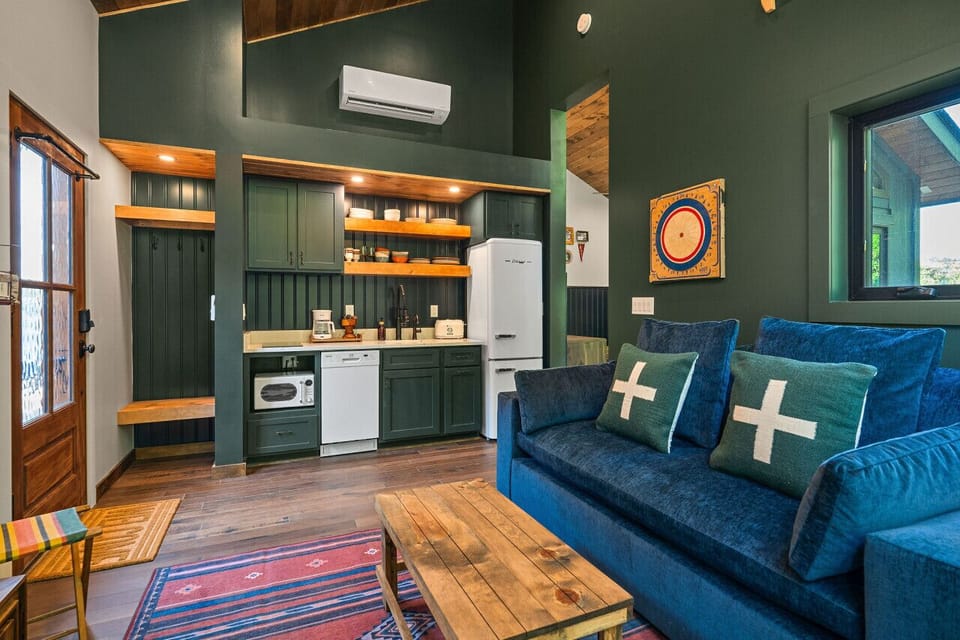 Despite its size, this tiny cabin feels surprisingly spacious!