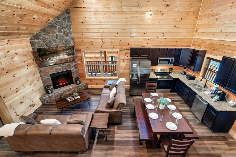 Our open living space is designed for comfort and togetherness. 