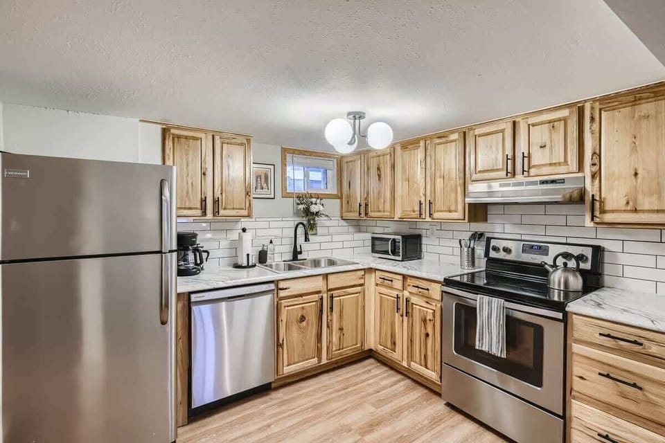 Spacious kitchen is both efficient and enjoyable