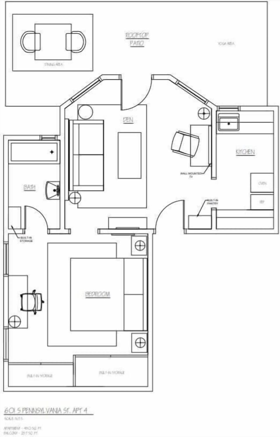 This is the unit four floorplan