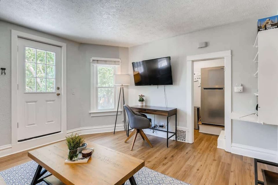Desk space provides additional ease and comfort when working remotely 
