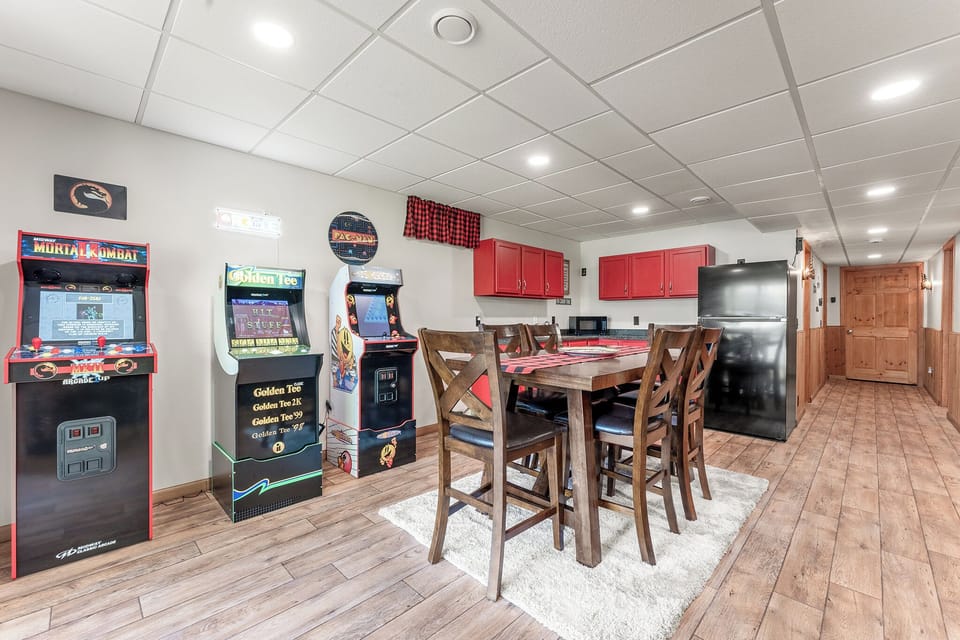 A rare gem in vacation rentals! Our full-sized arcade games add an extra layer of fun to your stay, offering a unique and playful escape that will bring the whole family together for hours of unforgettable entertainment!