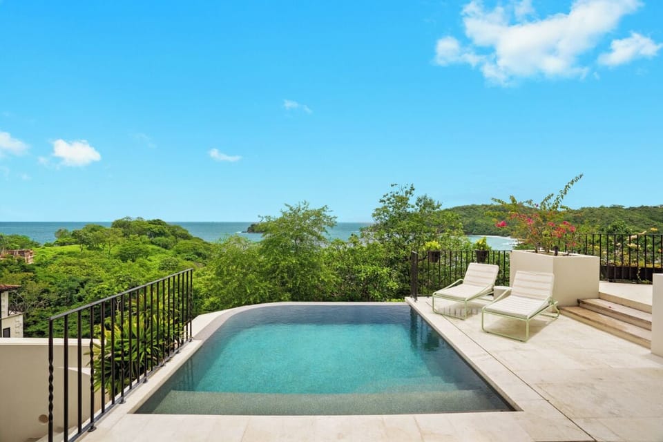 Infinity pool with ocean view